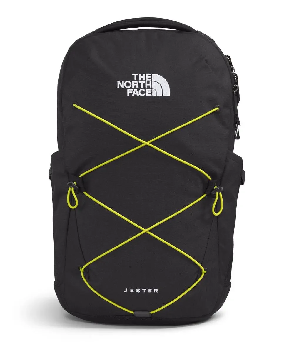 The North Face Jester Backpack 28L Black/Yellow NF0A3VXF 15 Inch Laptop Bag NEW